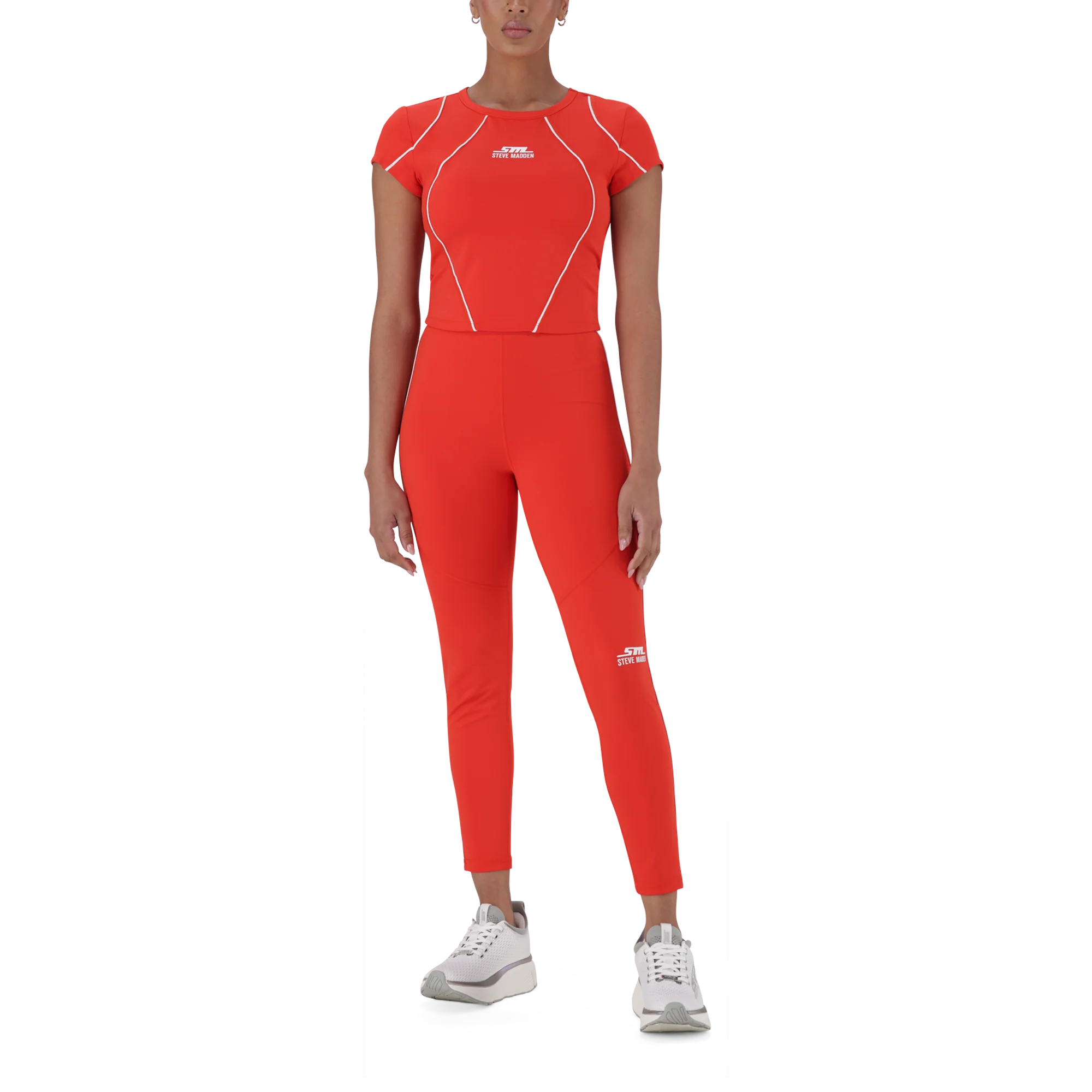 ALANA RED ACTIVE CROPPED TOP - Image 6