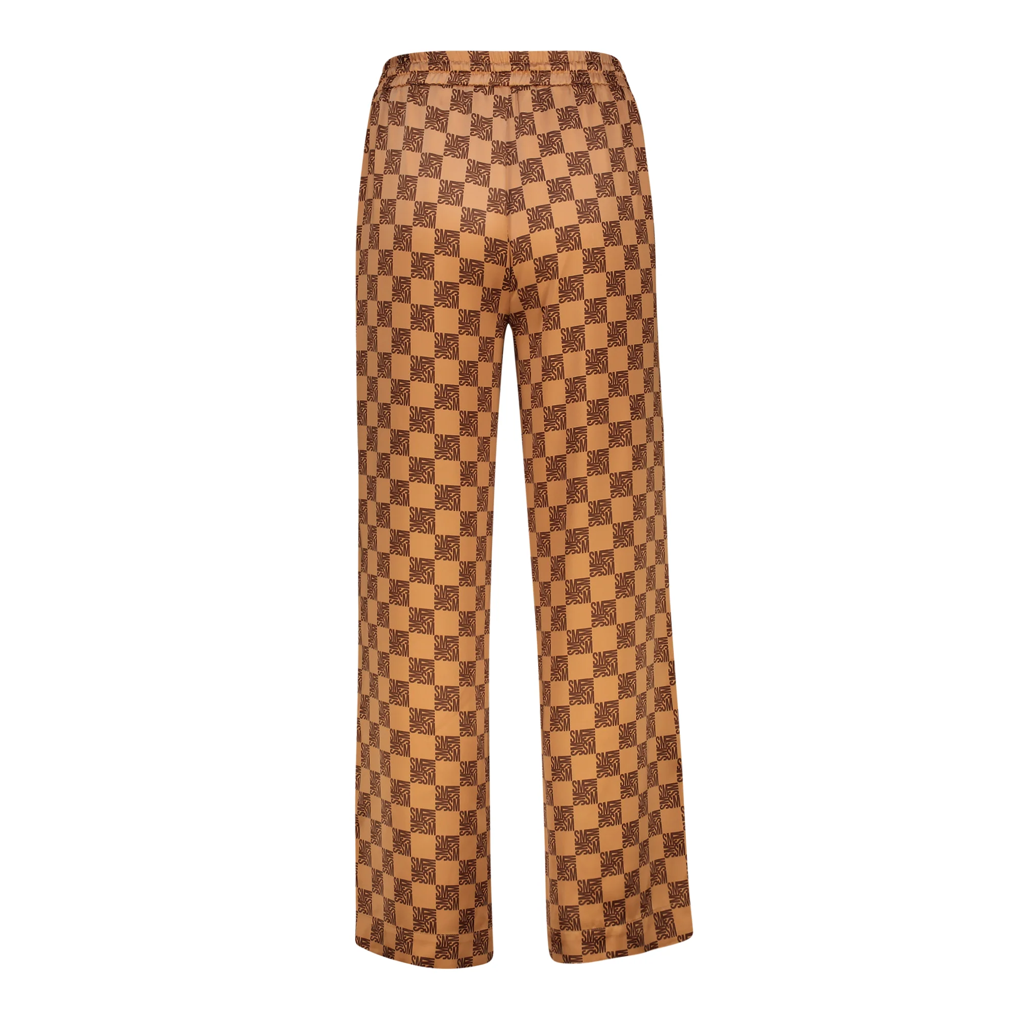 AZARA MOCHA MONOGRAM WIDE LEG PANT - Image 8