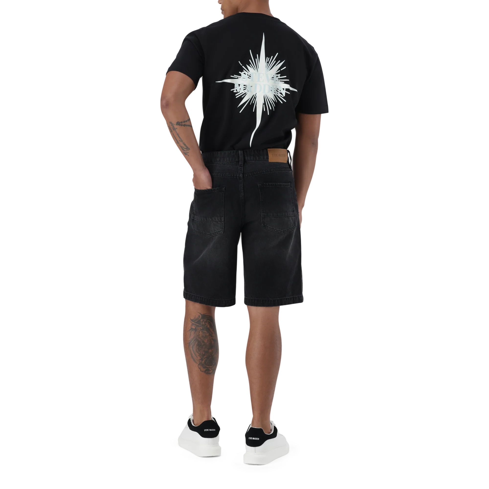 DEAN BLACK DENIM JORT - Image 10