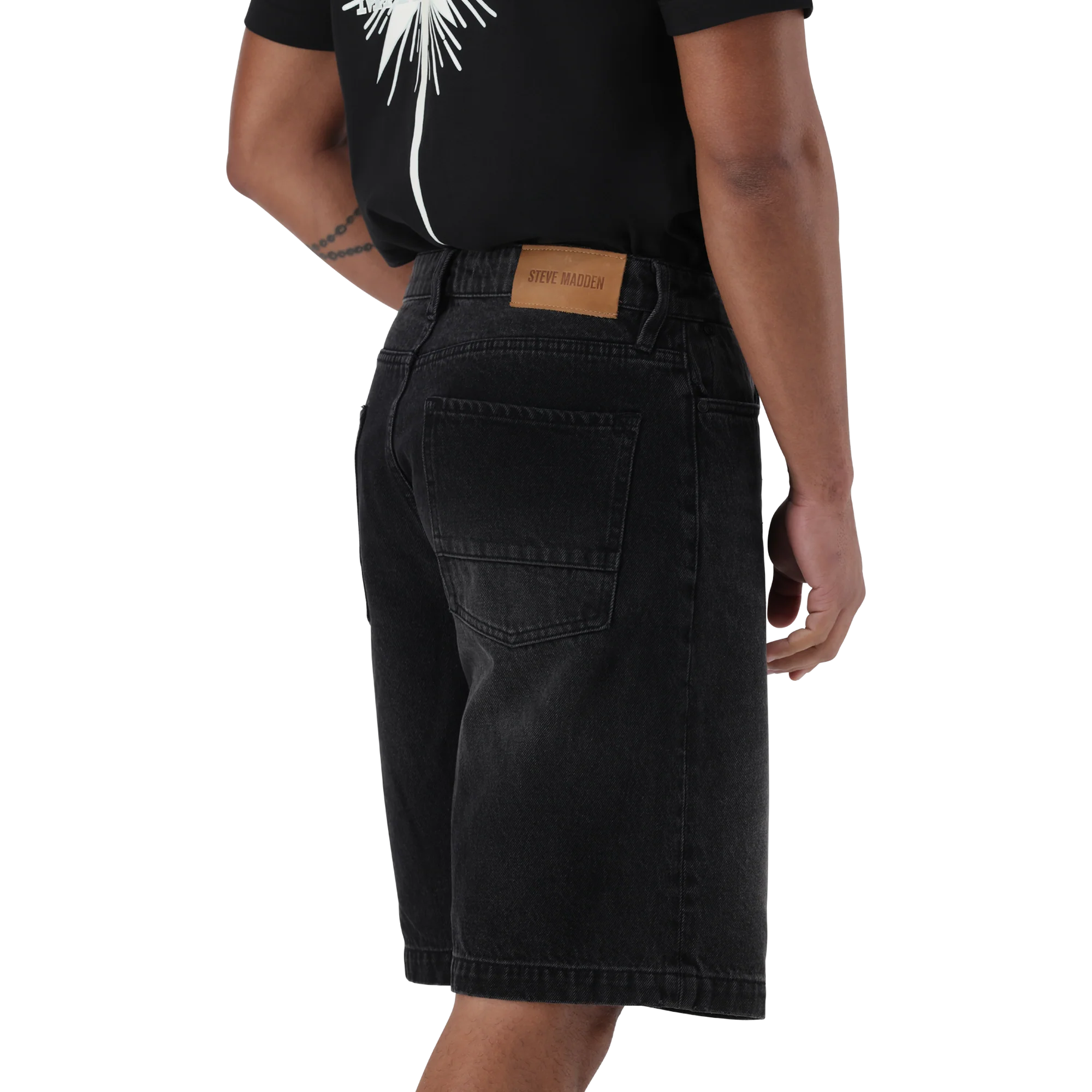 DEAN BLACK DENIM JORT - Image 11