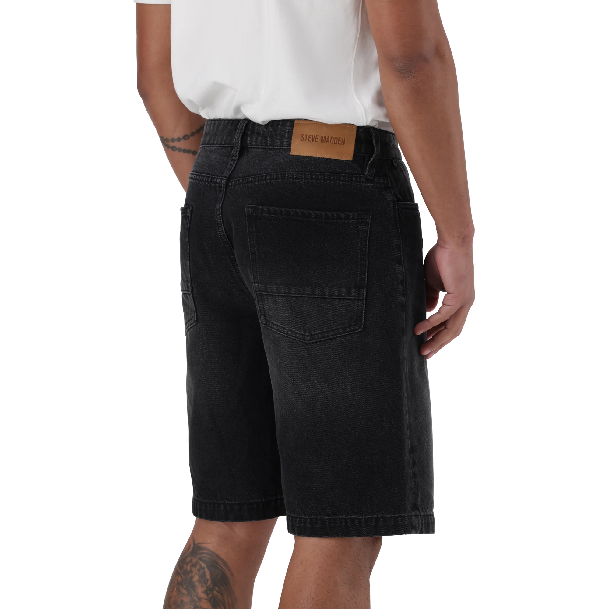 DEAN BLACK DENIM JORT - Image 12