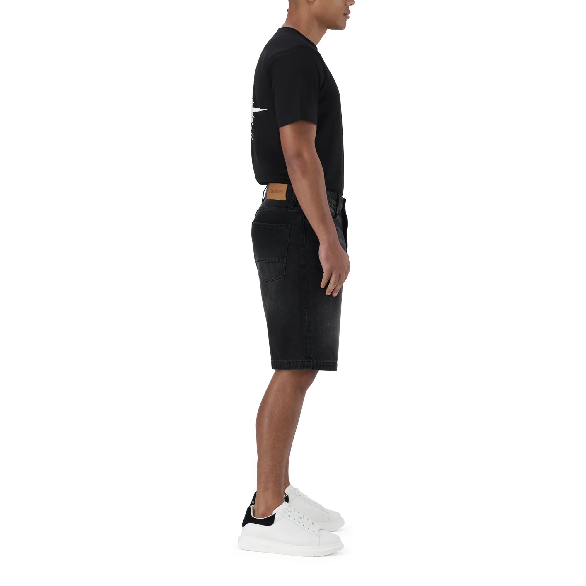 DEAN BLACK DENIM JORT - Image 6