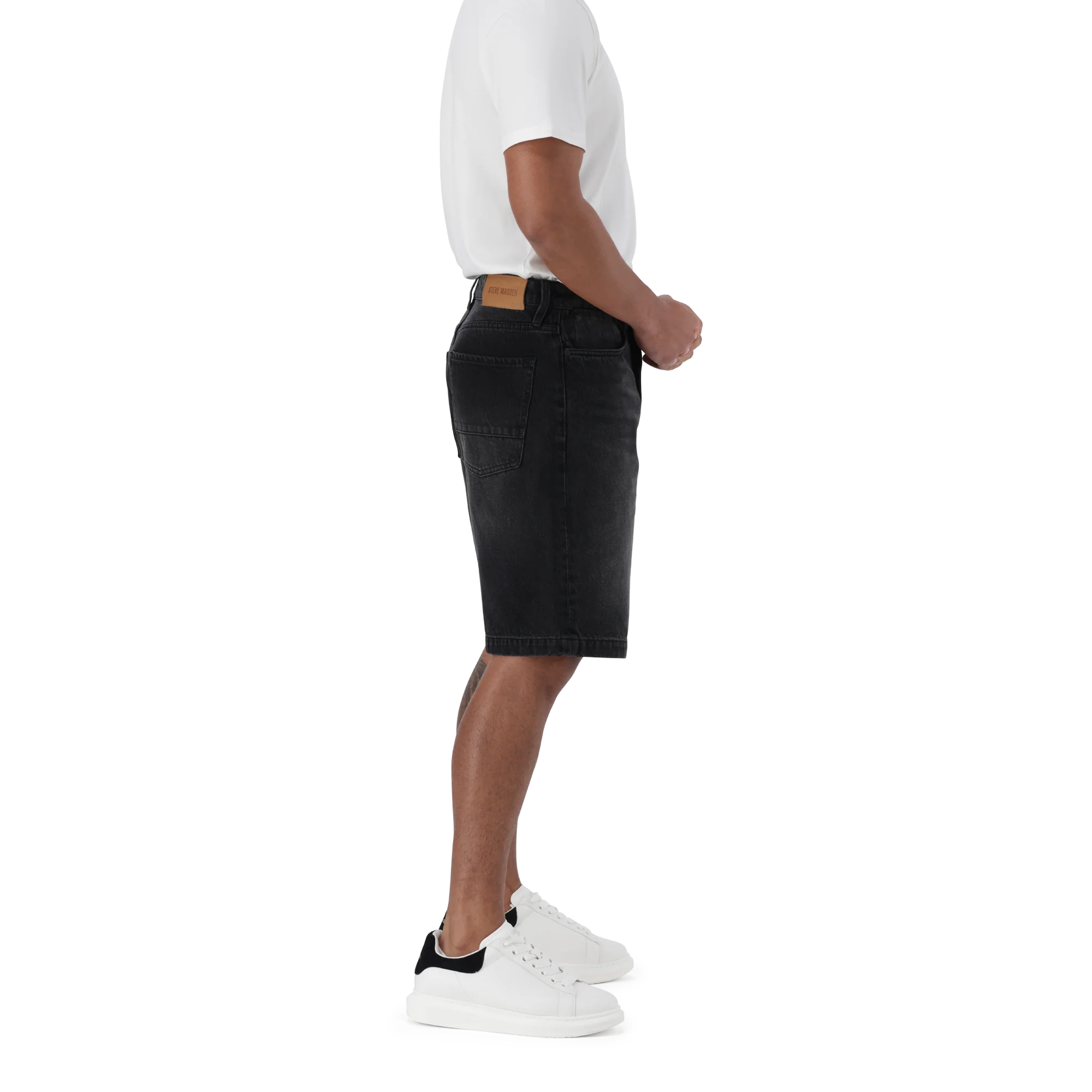 DEAN BLACK DENIM JORT - Image 7