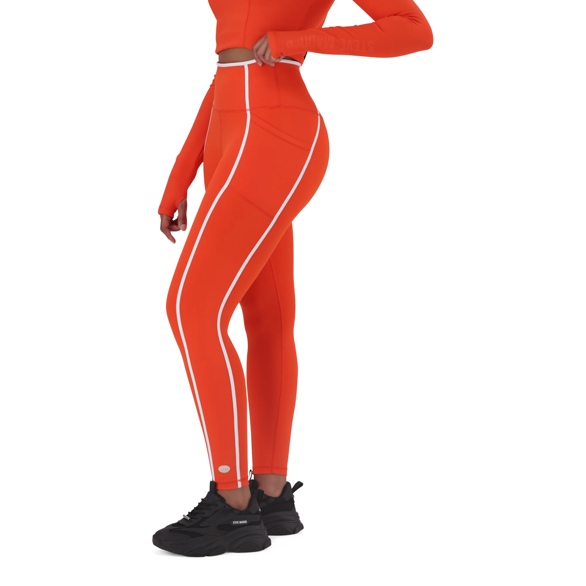 EILEEN TANGERINE ACTIVE LEGGING - Image 3