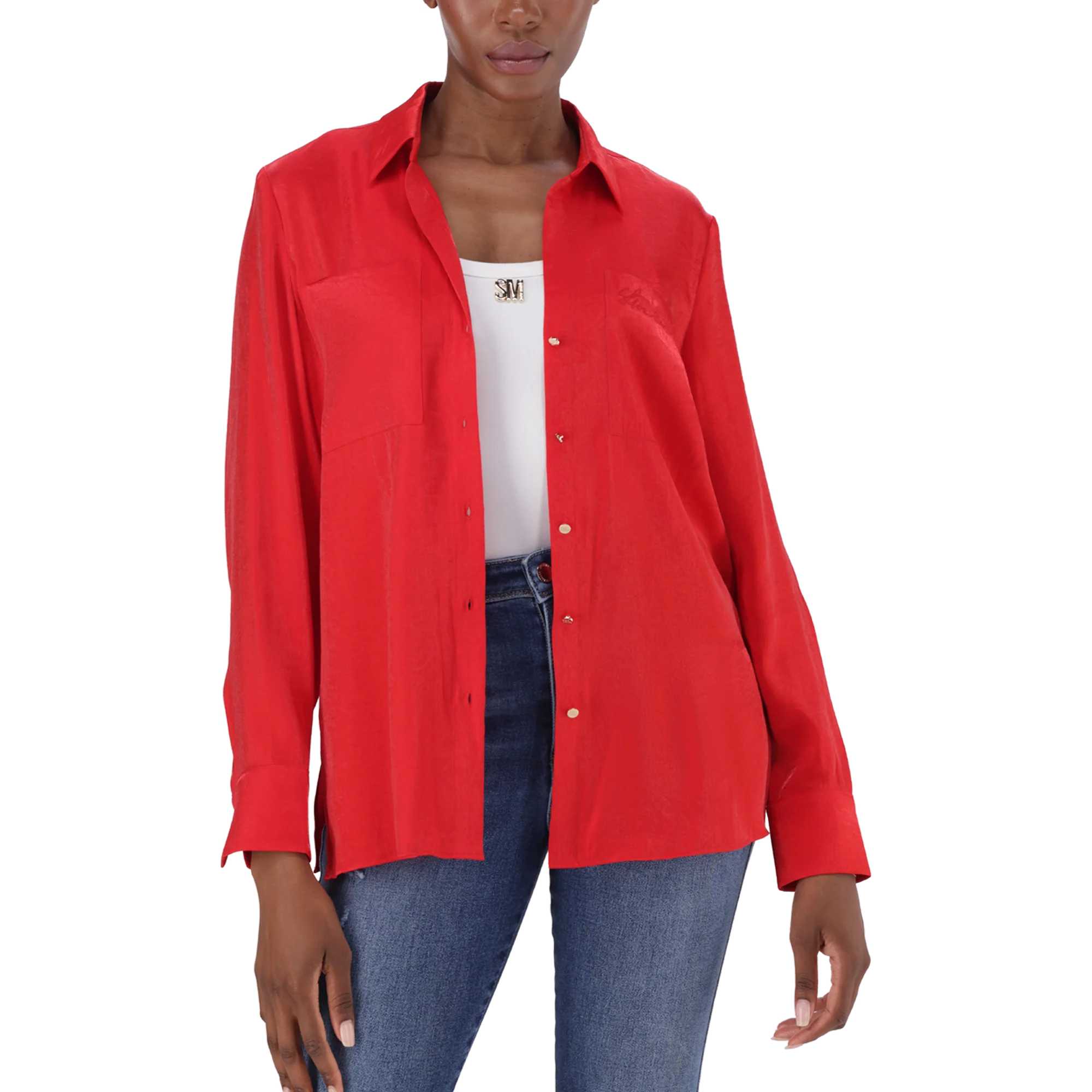 KIMORA RED REGULAR SHIRT - Image 4