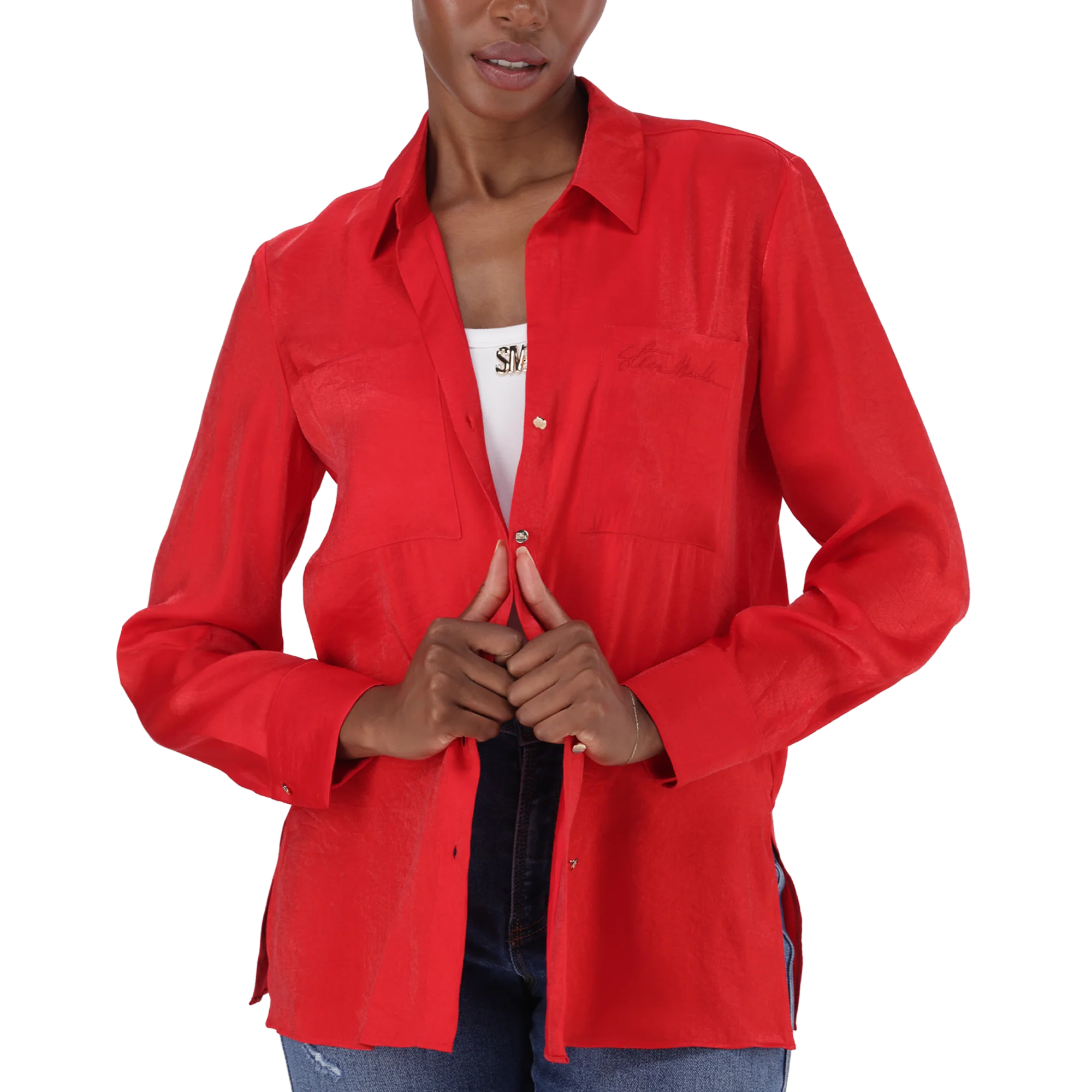 KIMORA RED REGULAR SHIRT - Image 6