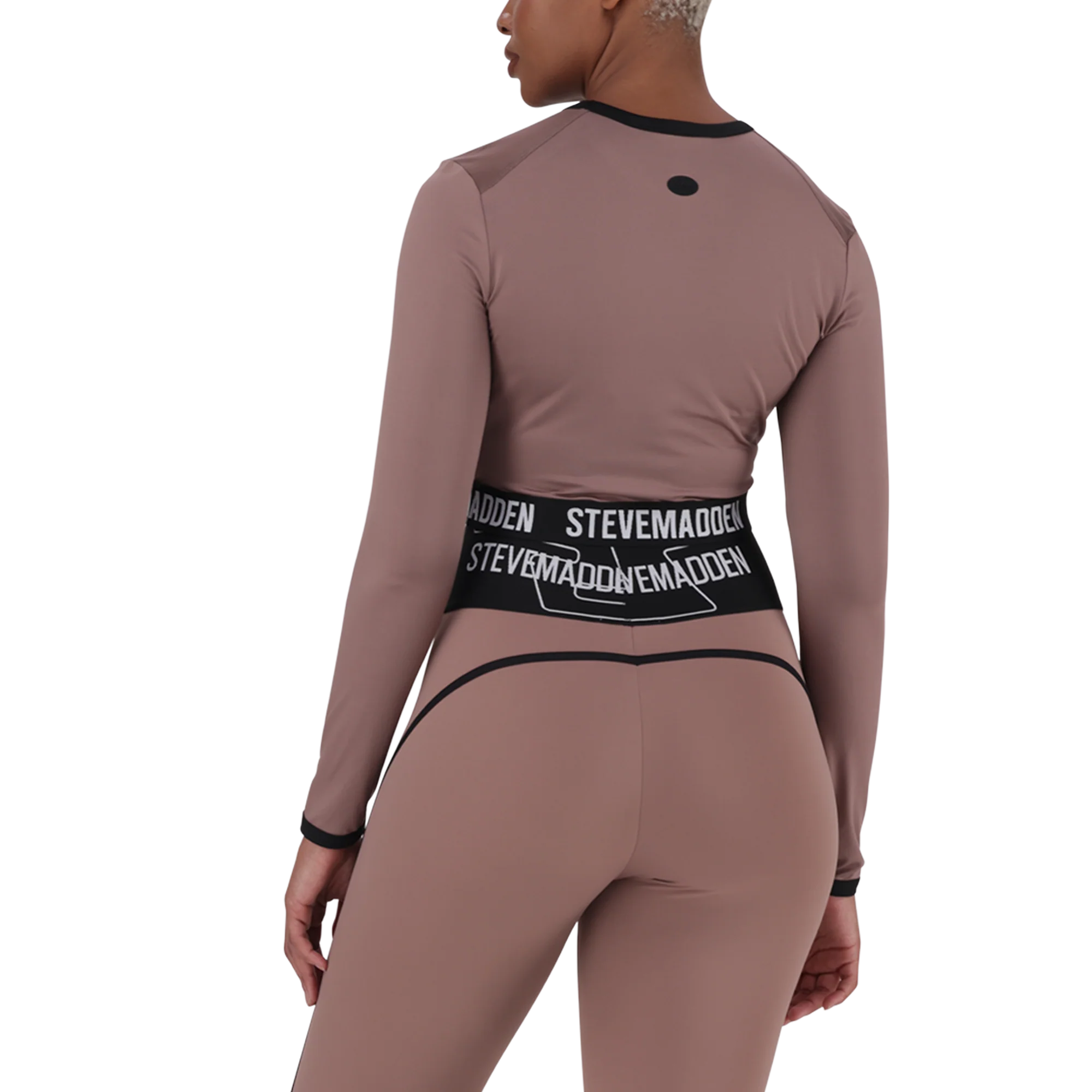 TIANA DARK TAUPE ACTIVE TOP - Image 4