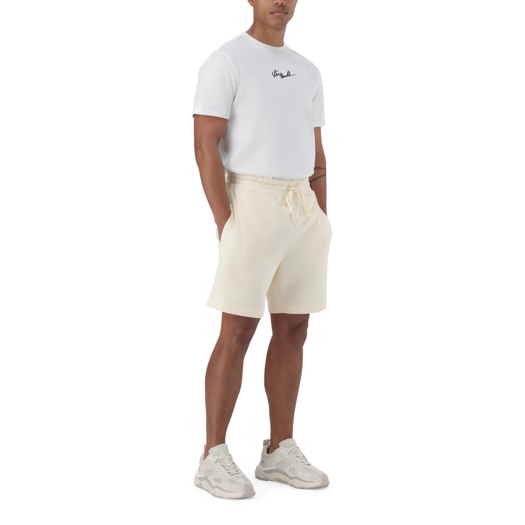 TOFE ECRU JOGGER SHORTS - Image 5
